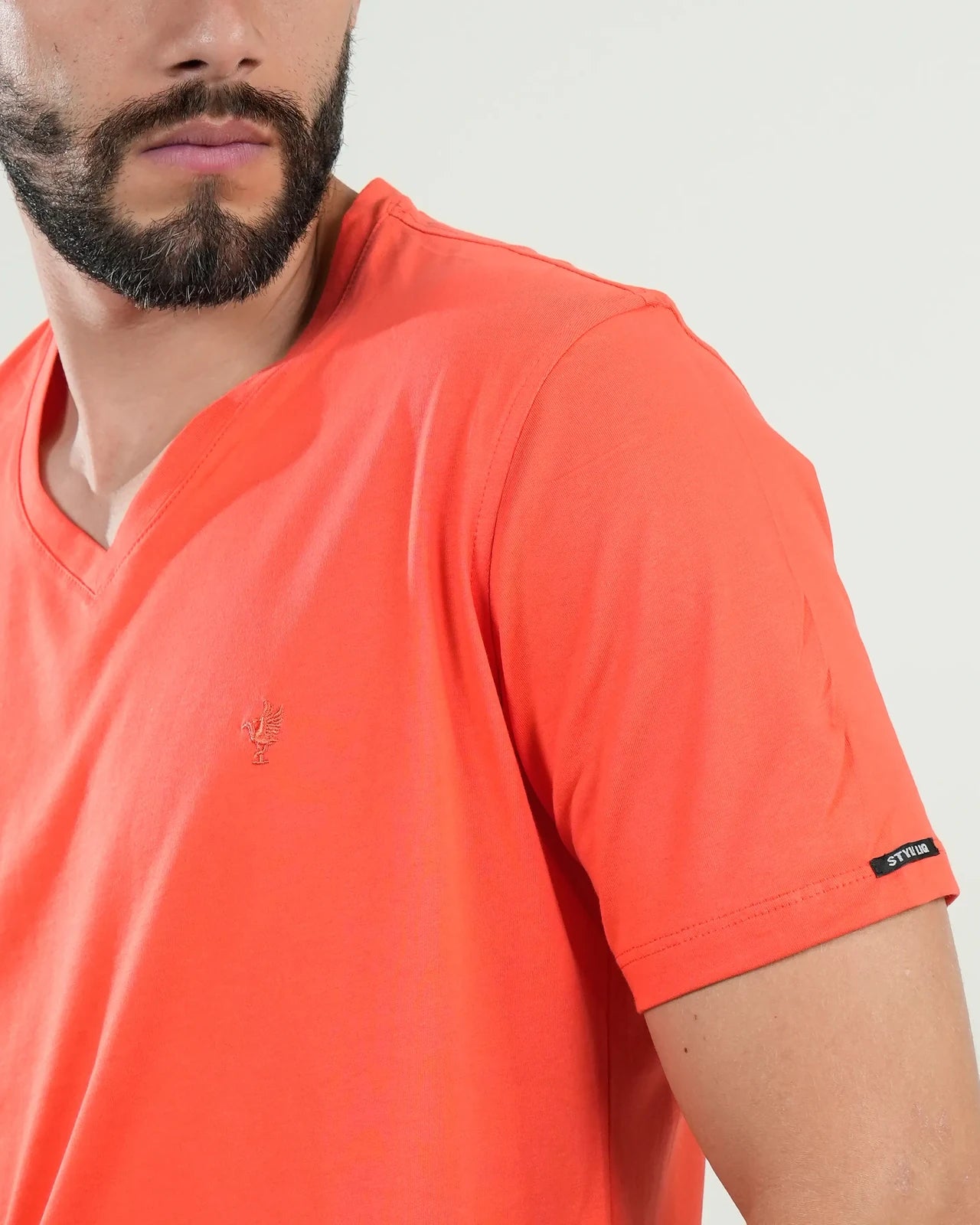 Camiseta básica Vibe Coral