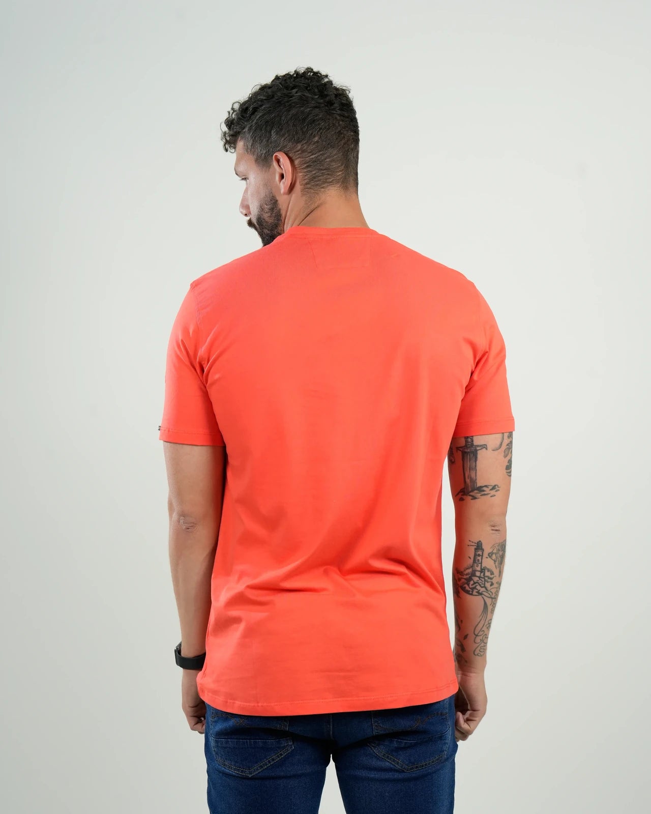 Camiseta básica Vibe Coral