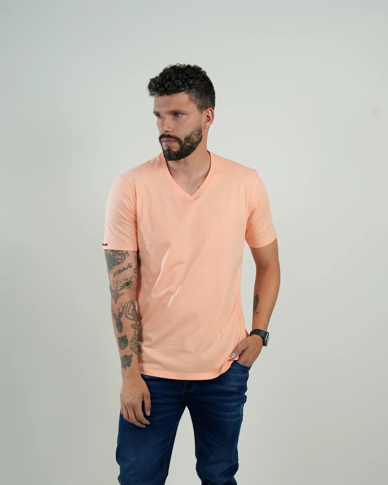 Camiseta Básica Peach Vibe
