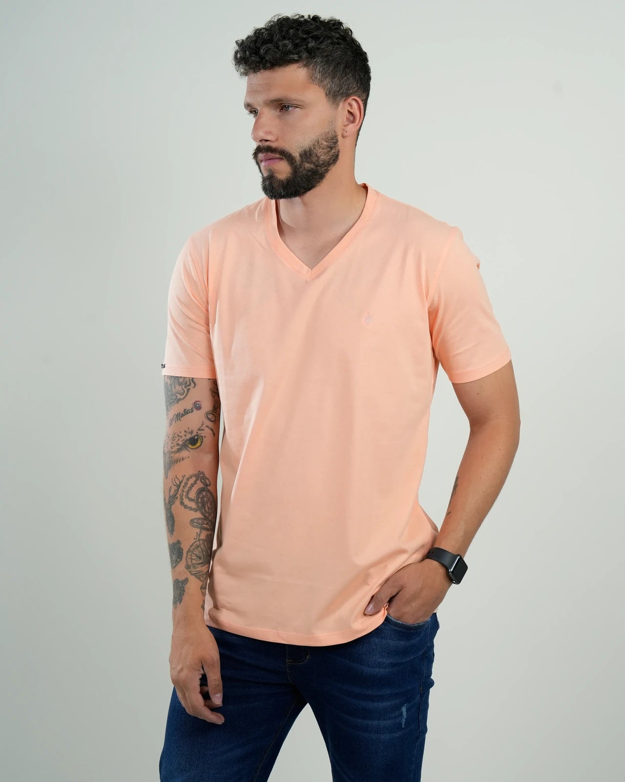 Camiseta Básica Peach Vibe