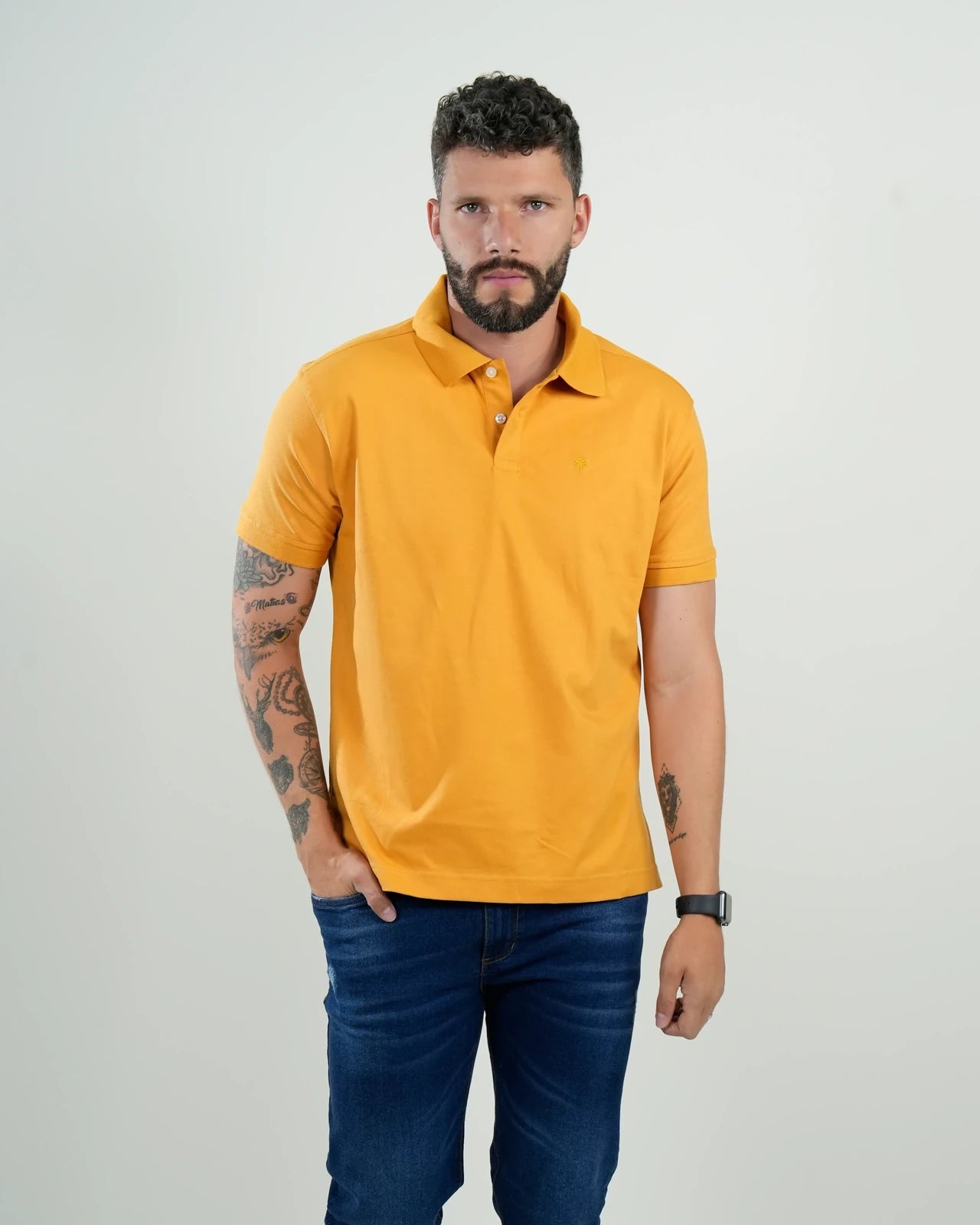 Polo Básico Amber Classic - Cuello Tipo Polo