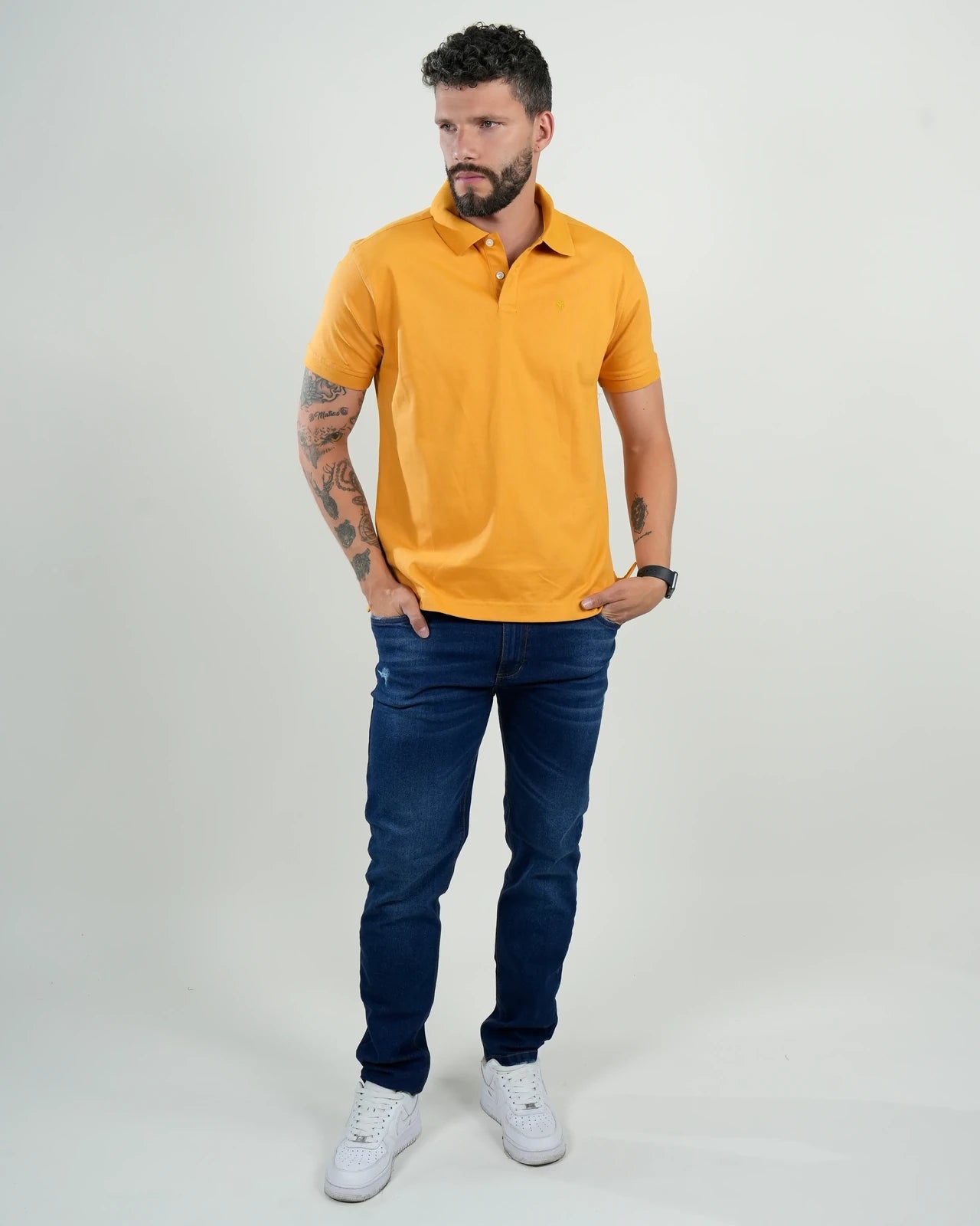 Polo Básico Amber Classic - Cuello Tipo Polo