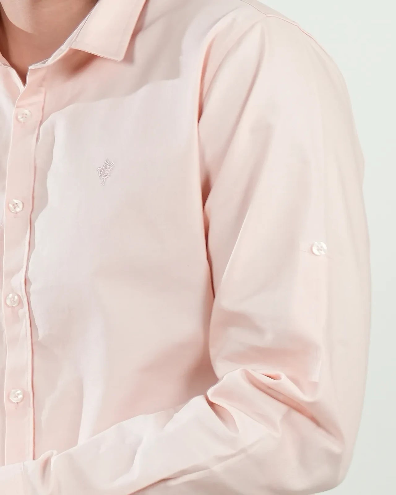 Camisa Formal Rose Elegance – Manga Larga