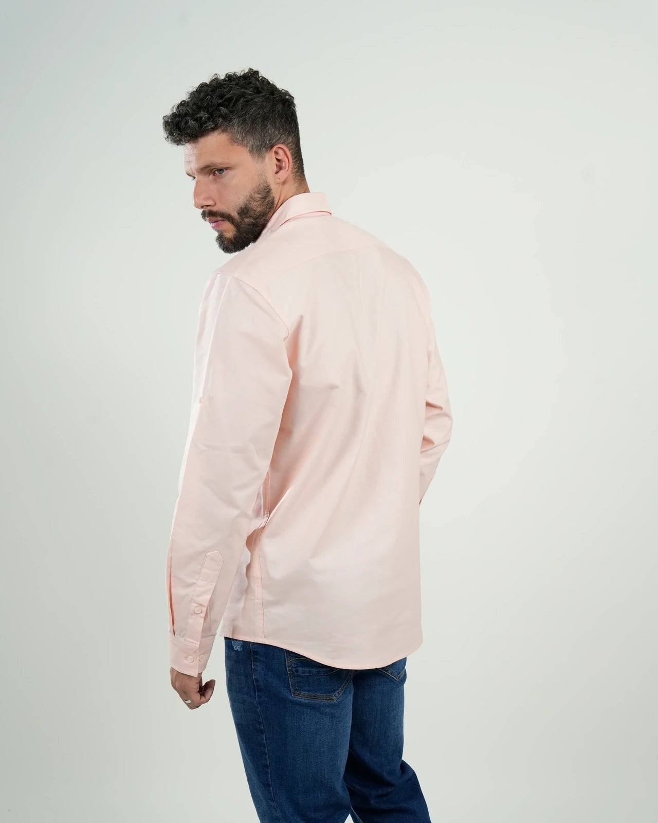 Camisa Formal Rose Elegance – Manga Larga