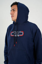 Hoodie Azul Navy Heritage 1976