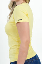 Camiseta Amarilla Cuello V