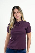 Polo Básico Morado oscuro  Clásico