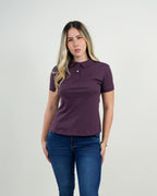 Polo Básico Morado oscuro  Clásico