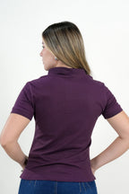 Polo Básico Morado oscuro  Clásico