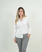Blusa Blanca Clásica de Mujer