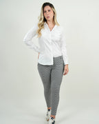 Blusa Blanca Clásica de Mujer