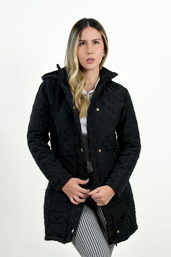 Chaqueta Negra Acolchada
