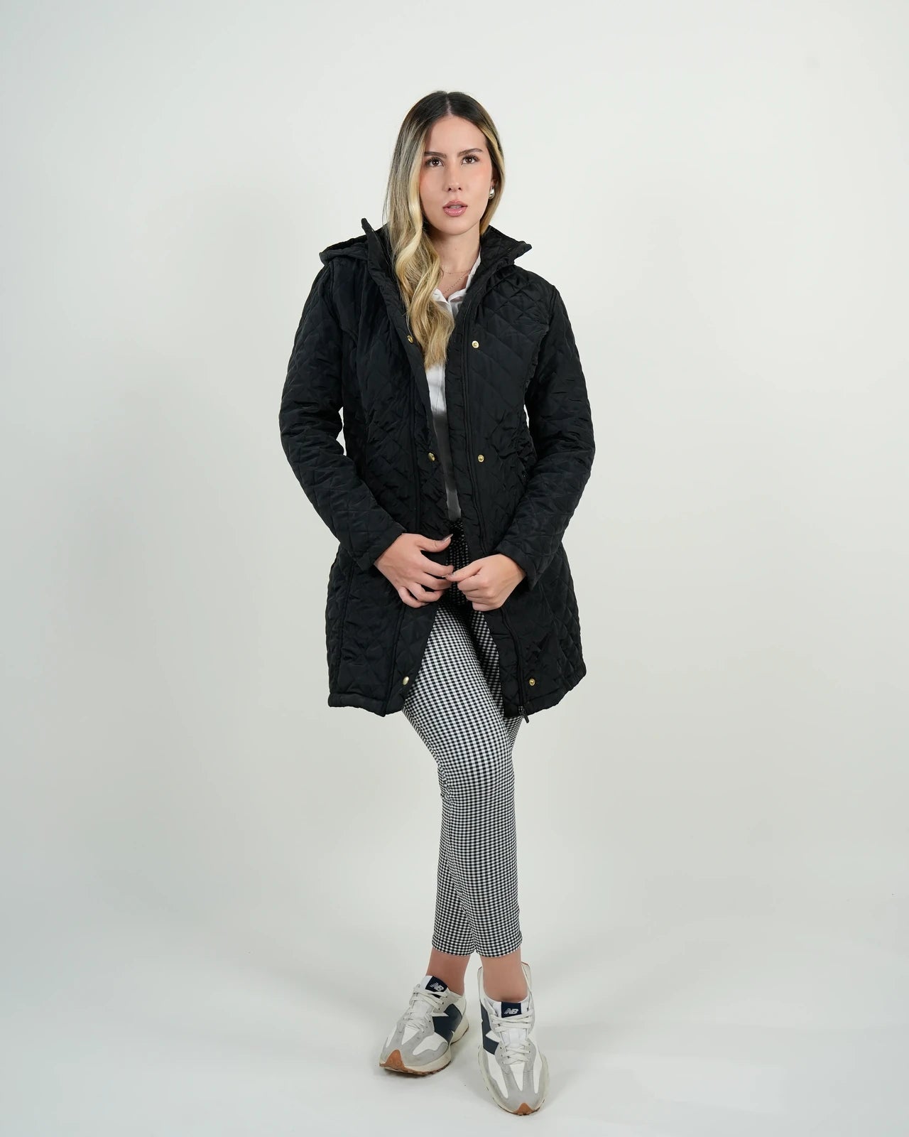 Chaqueta Negra Acolchada