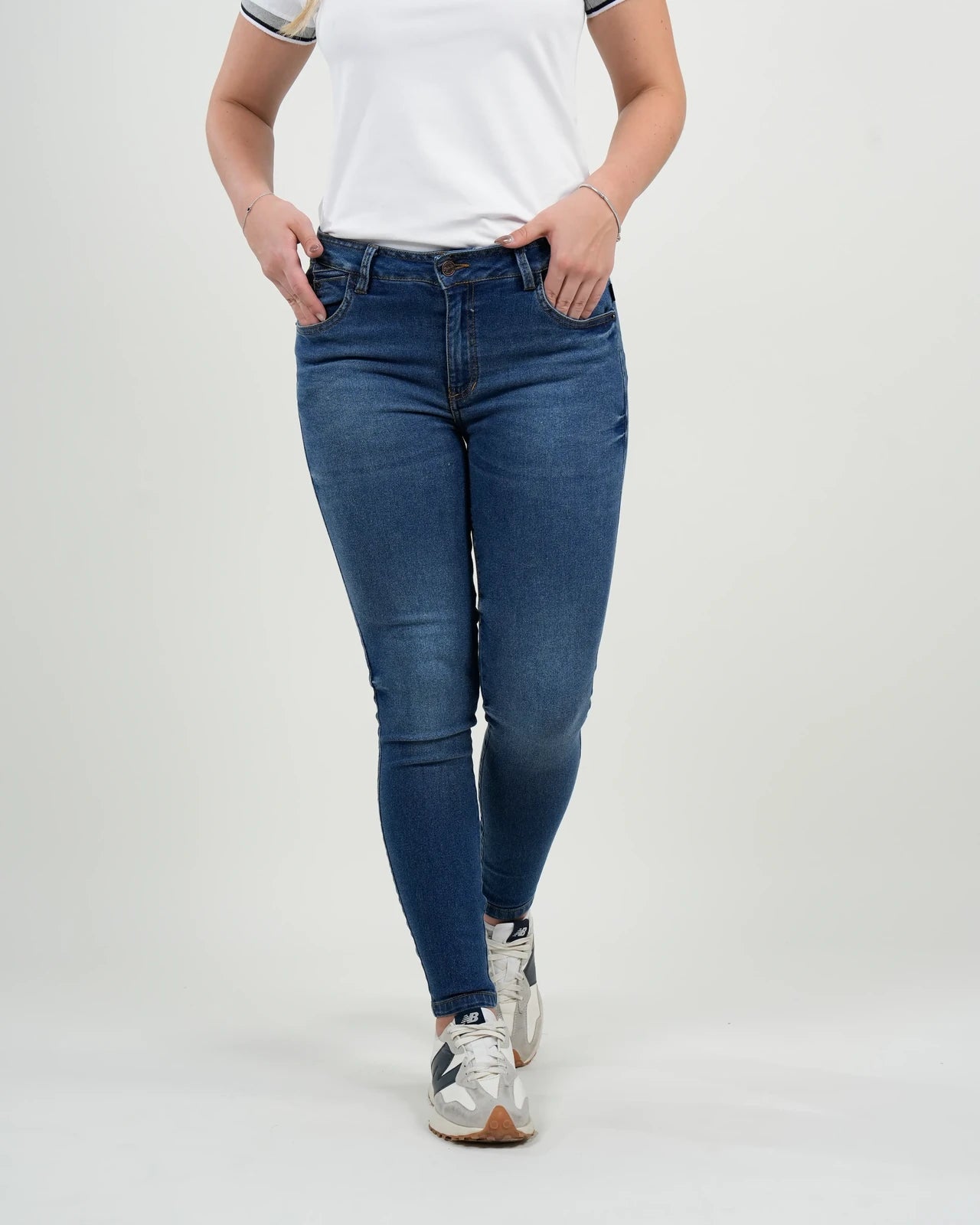 Jean Mujer Skinny Azul Clásico