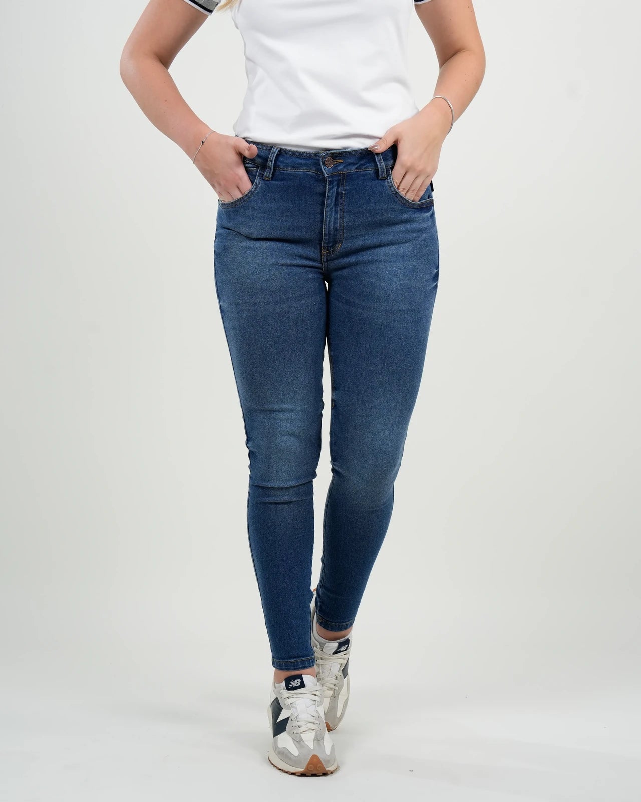 Jean Mujer Skinny Azul Clásico