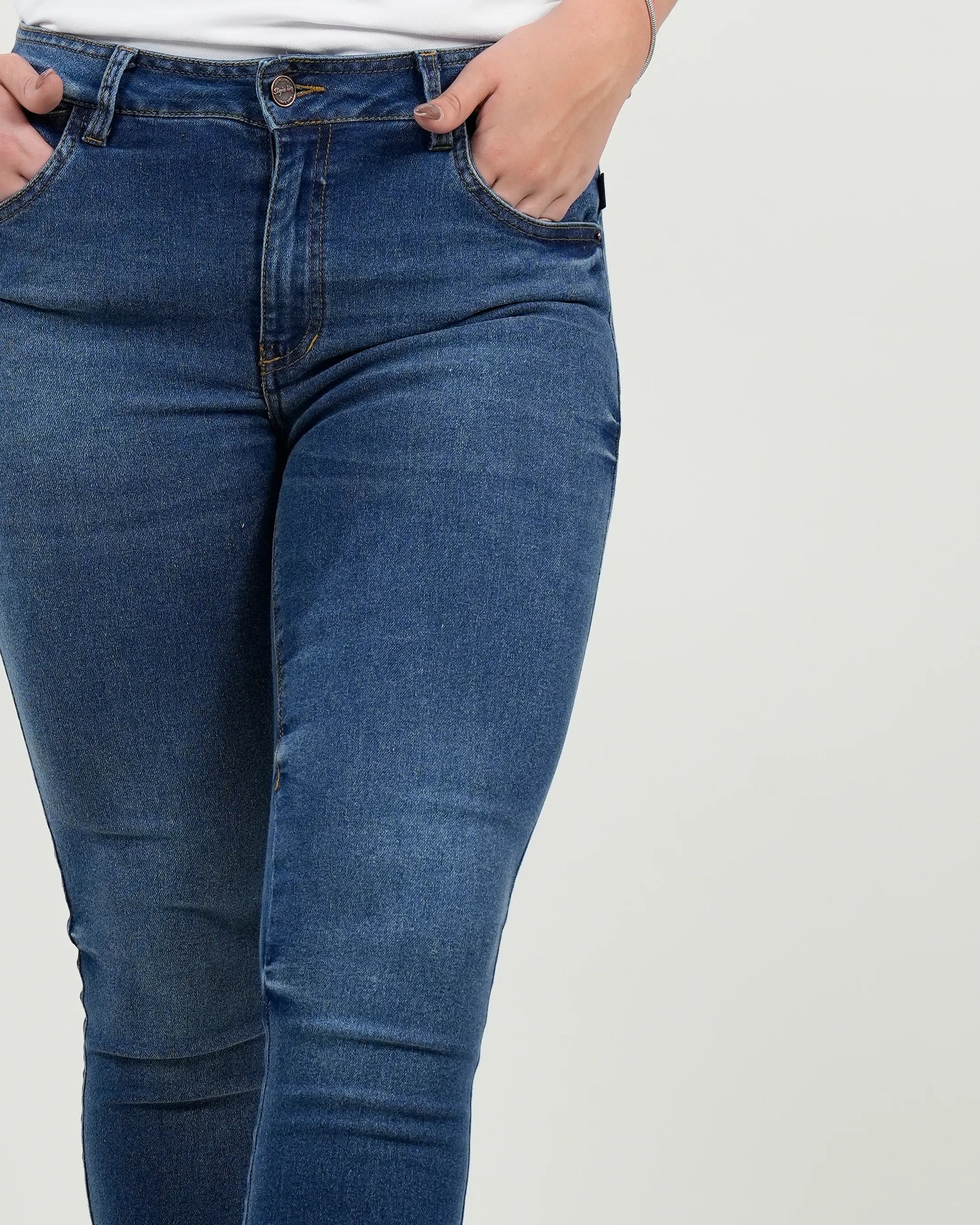 Jean Mujer Skinny Azul Clásico