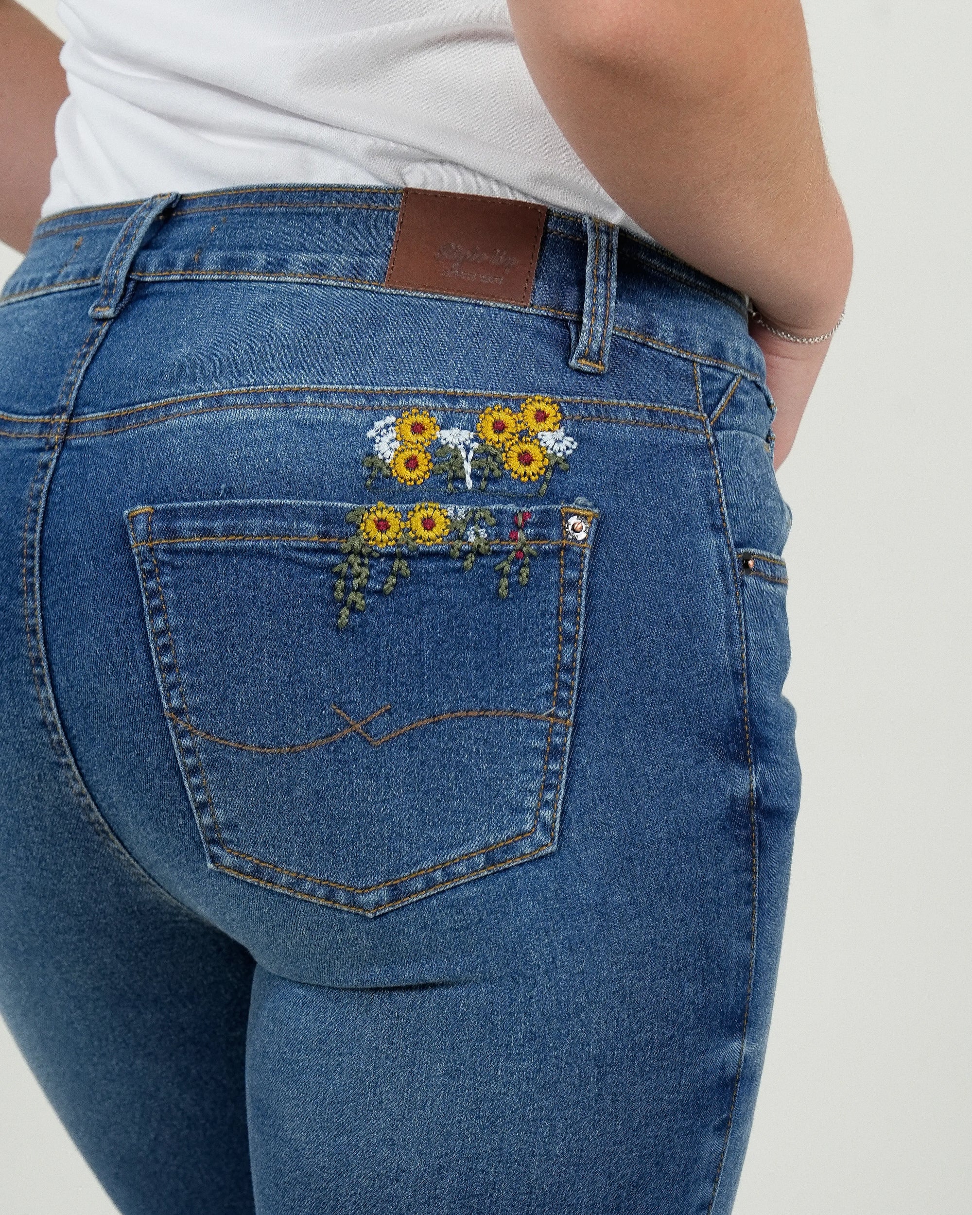 Jean Mujer Skinny Azul Clásico