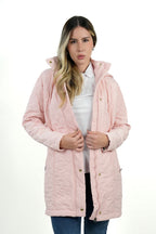 Chaqueta Acolchada Mujer Rosa