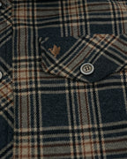 Chaqueta Mujer Cuadros Café
