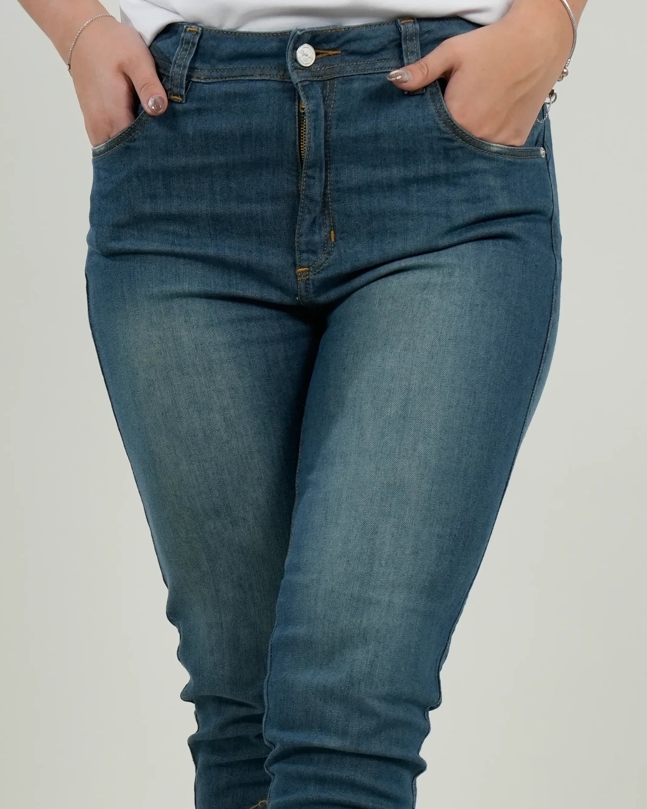 Jean Mujer Azul Medio