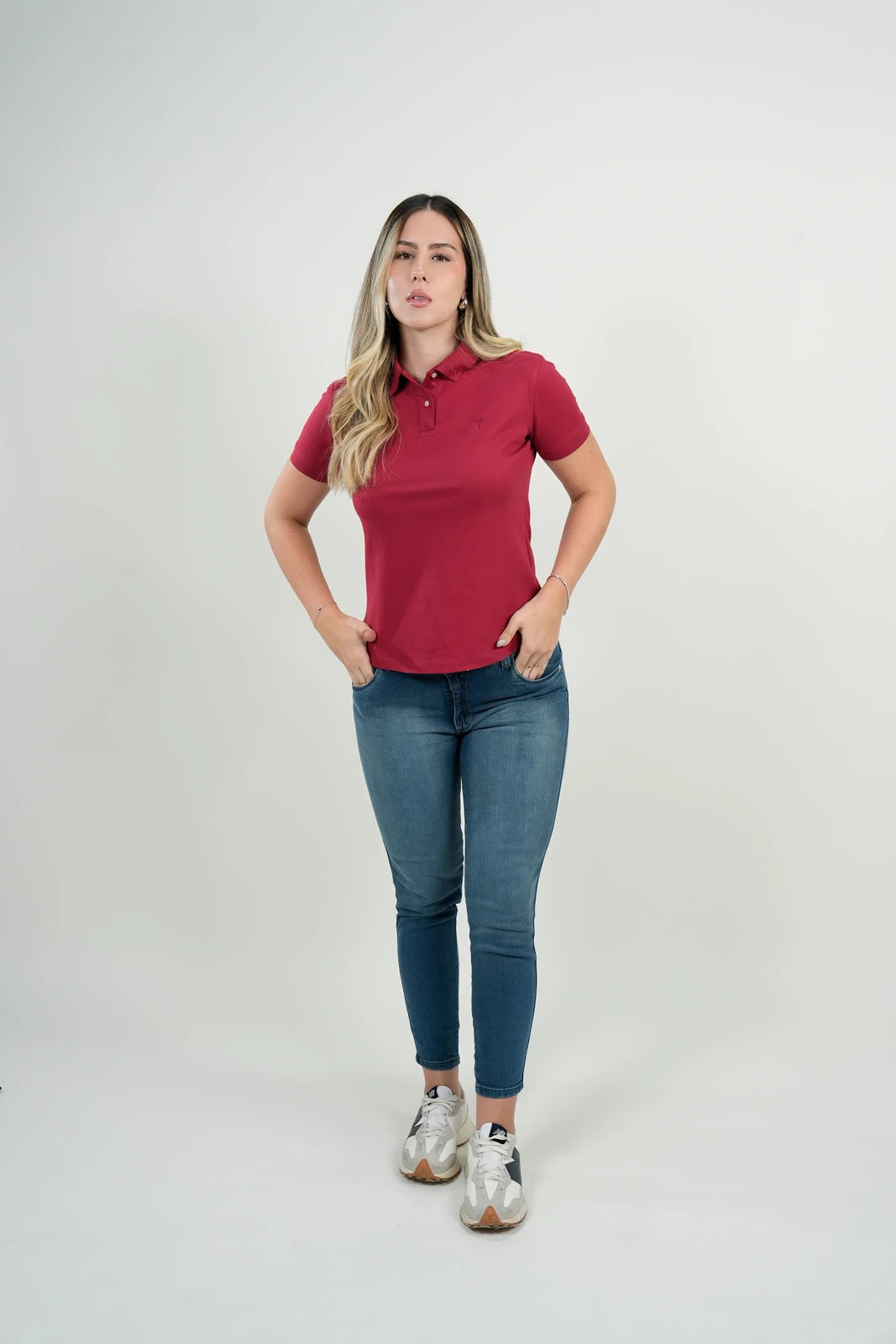 Polo Mujer Vinotinto
