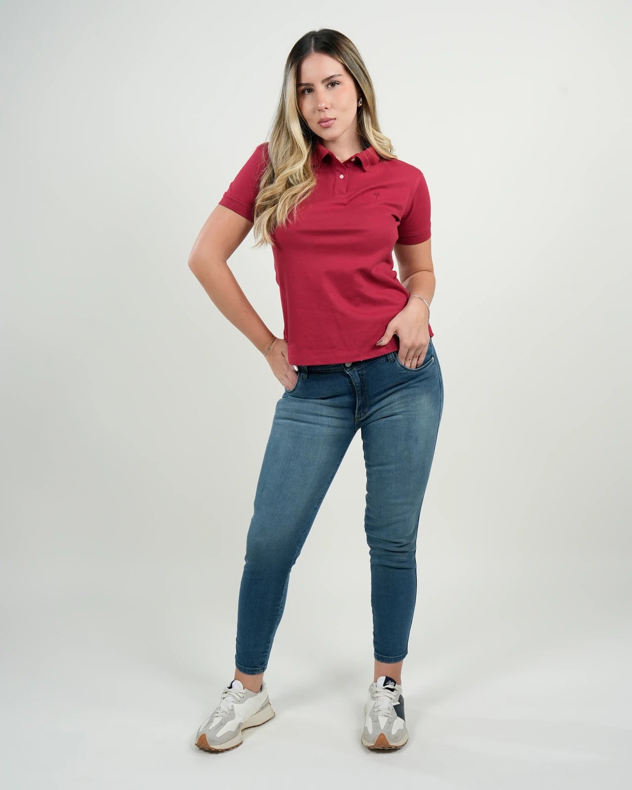 Polo Mujer Vinotinto