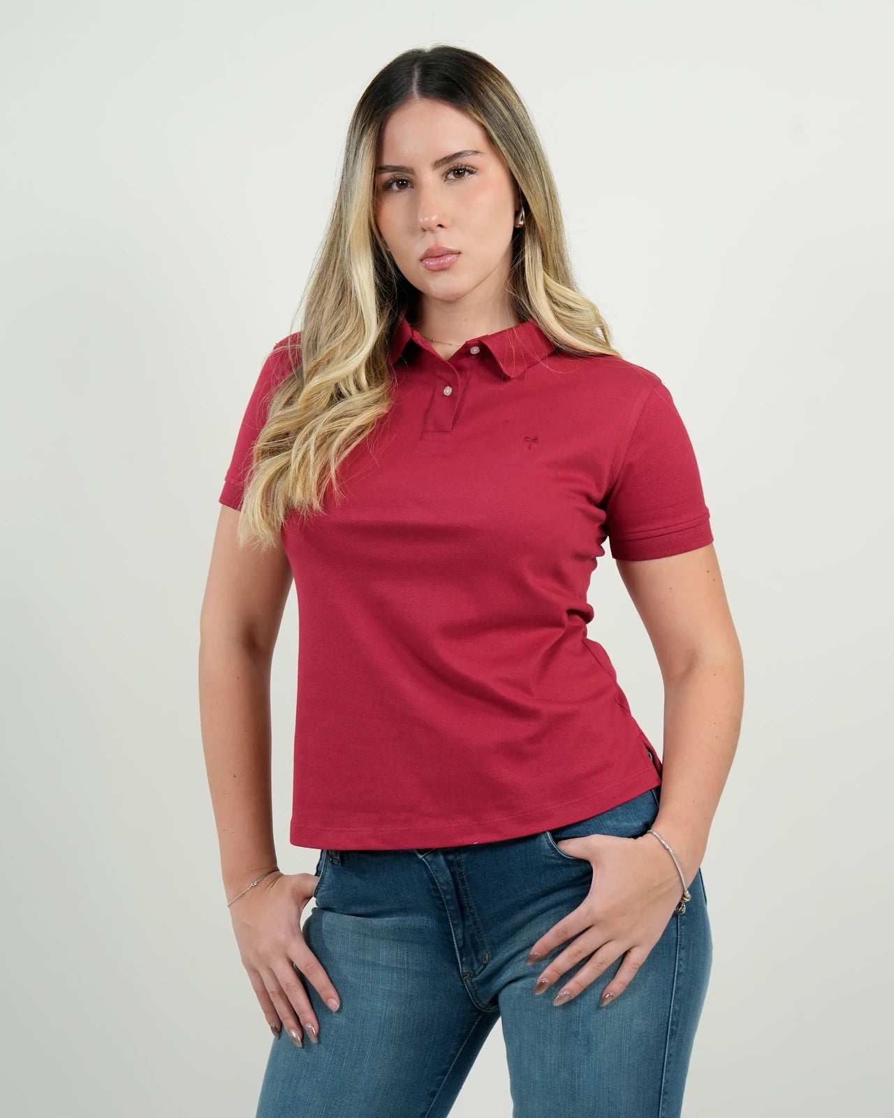Polo Mujer Vinotinto