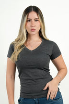 Camiseta Pembroke Gris Escote V