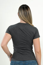 Camiseta Pembroke Gris Escote V