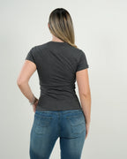 Camiseta Pembroke Gris Escote V