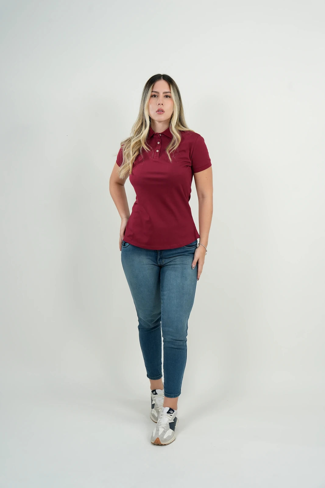 Polo Cavendish Burdeos Clásico