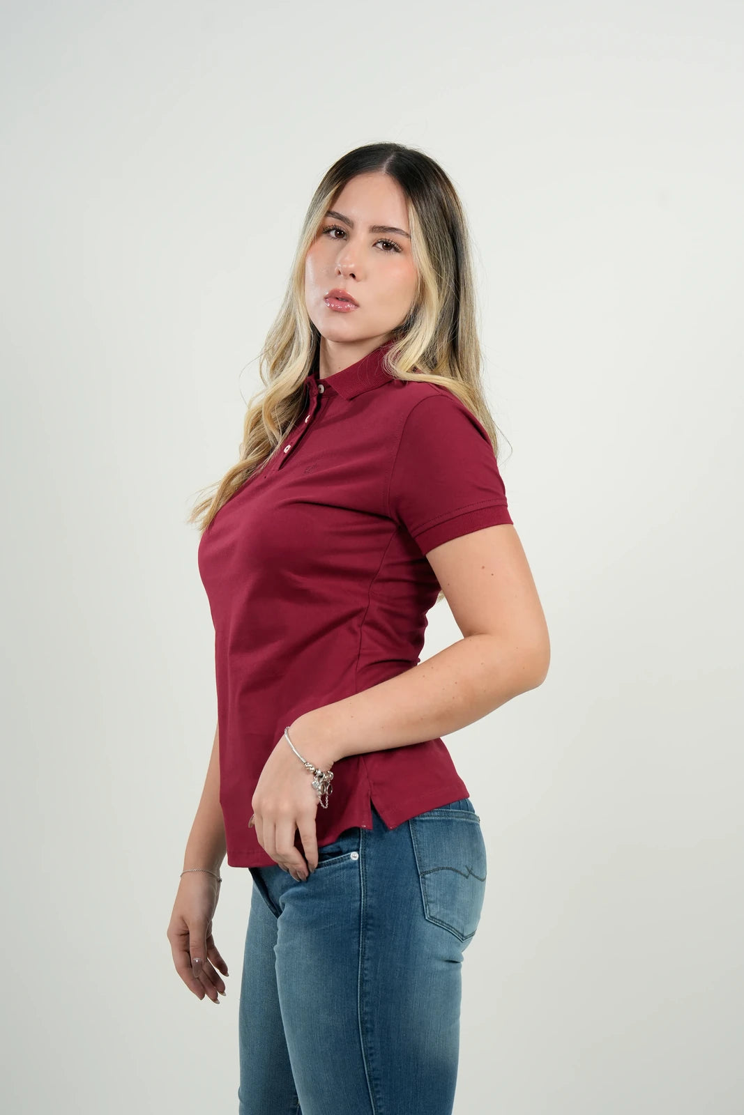 Polo Cavendish Burdeos Clásico