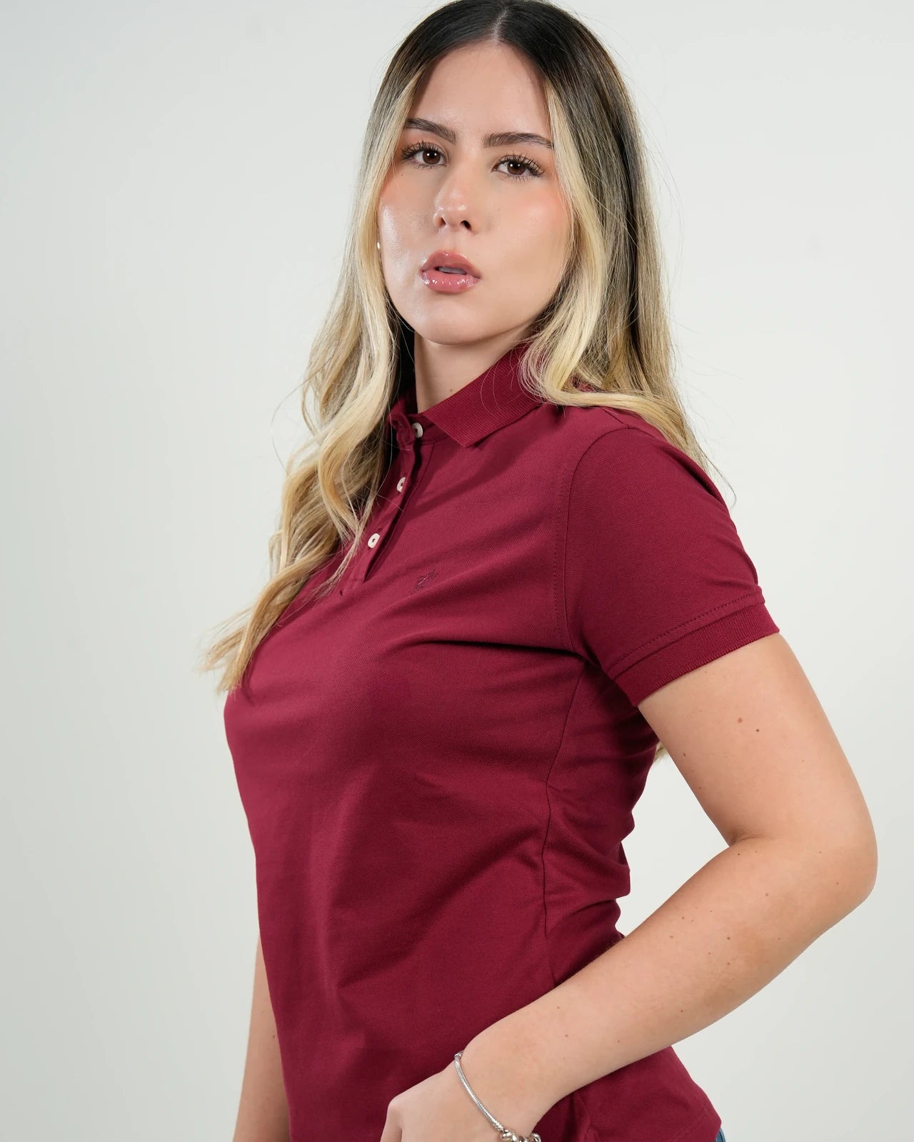 Polo Cavendish Burdeos Clásico