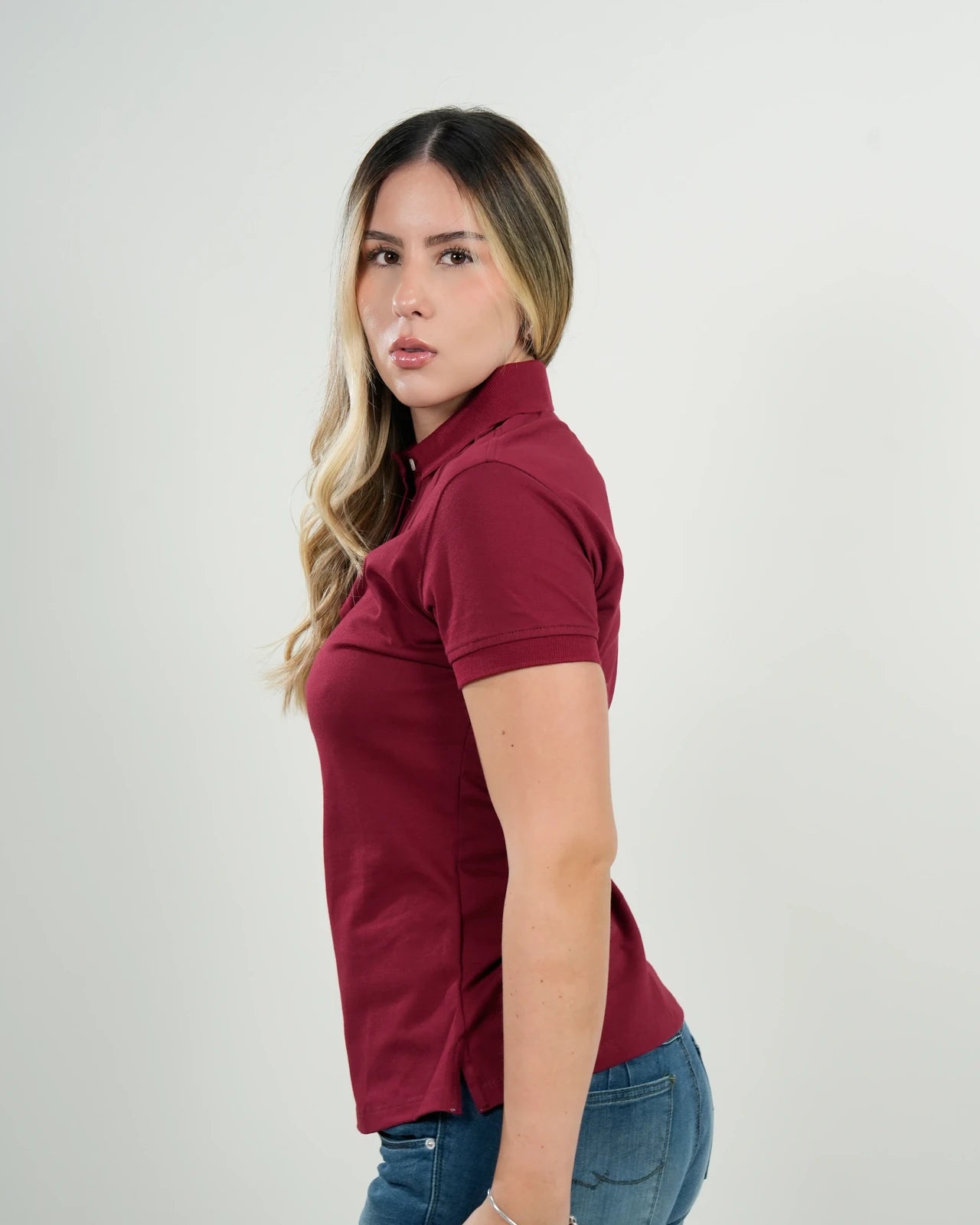 Polo Cavendish Burdeos Clásico