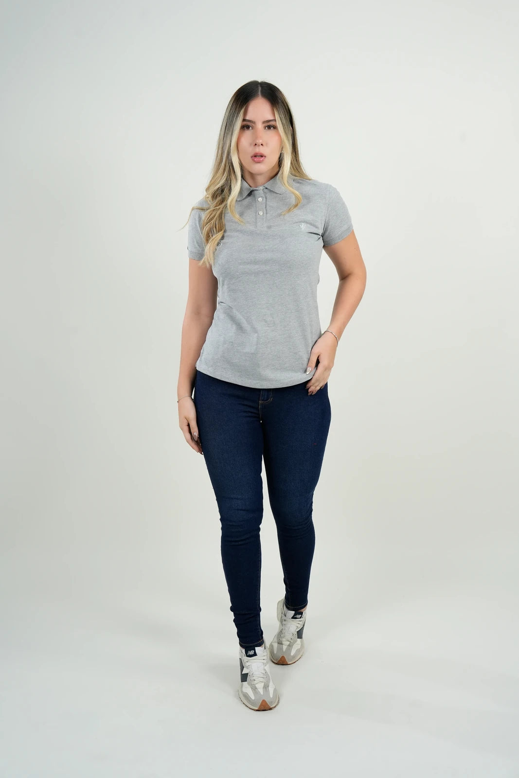 Polo Ashford Gris Oxford