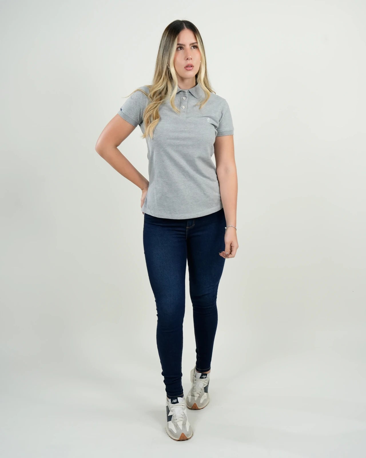 Polo Ashford Gris Oxford