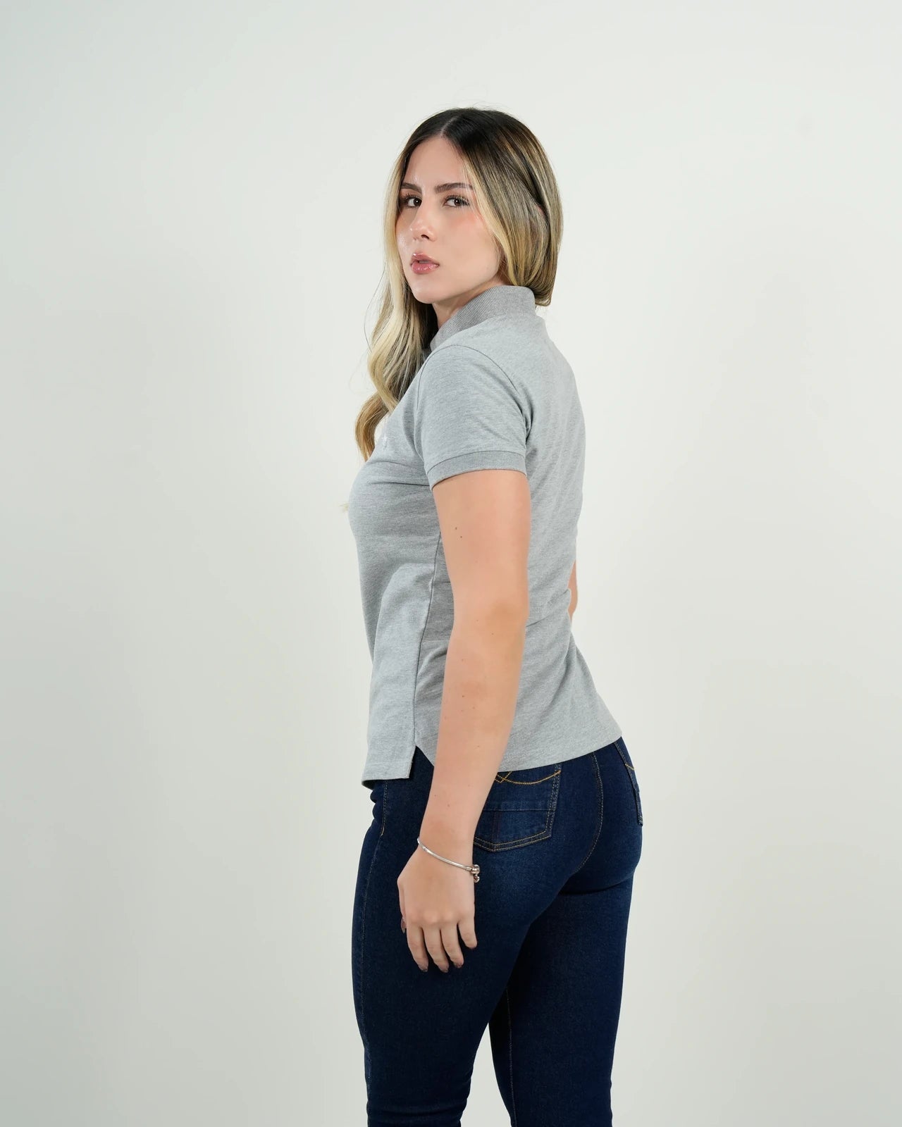 Polo Ashford Gris Oxford