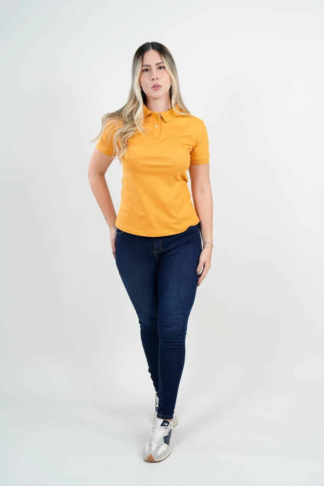 Polo Basico Dama Belgravia naranja