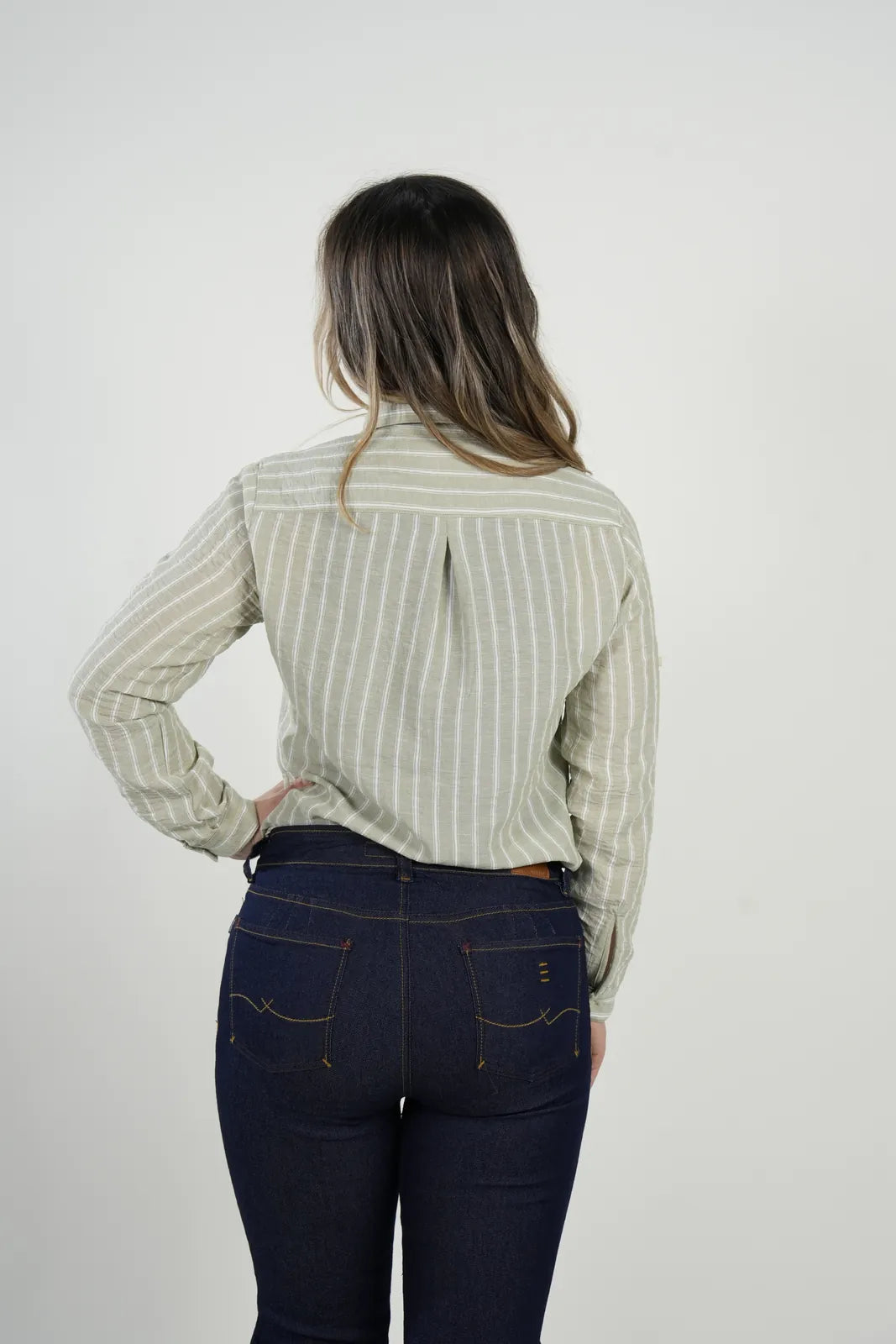 Camisa Olive Stripes