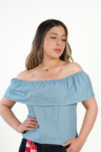 Blusa Sky Breeze Off-Shoulder