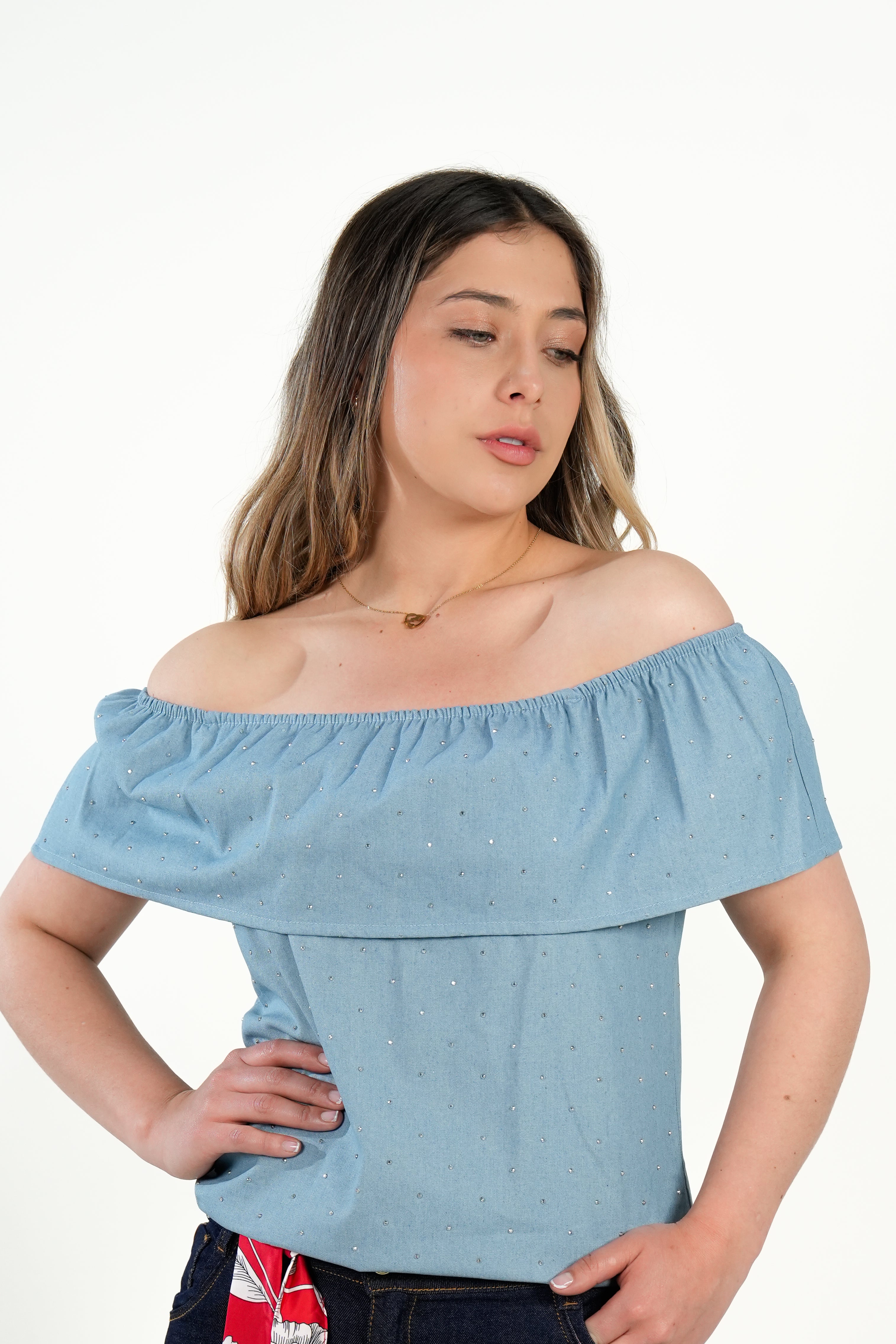 Blusa Sky Breeze Off-Shoulder