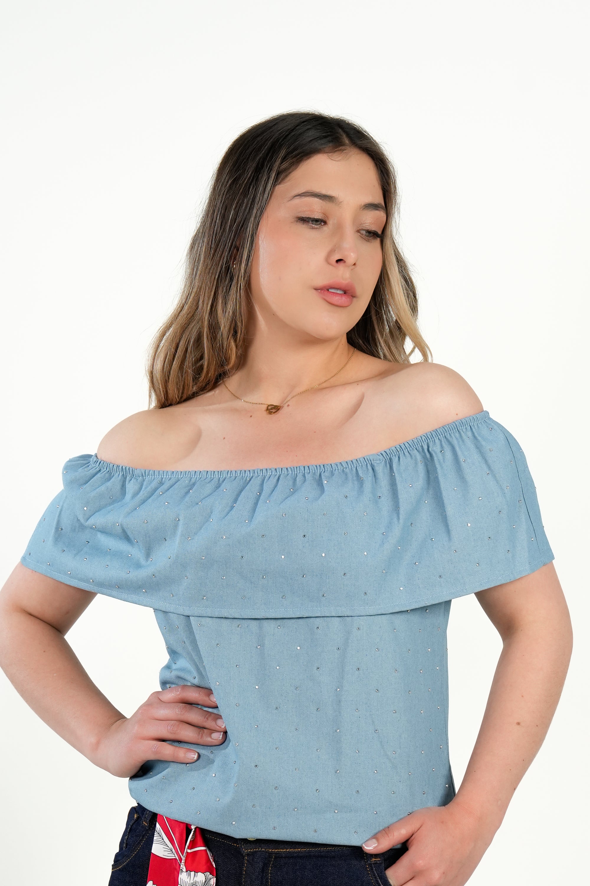 Blusa Sky Breeze Off-Shoulder