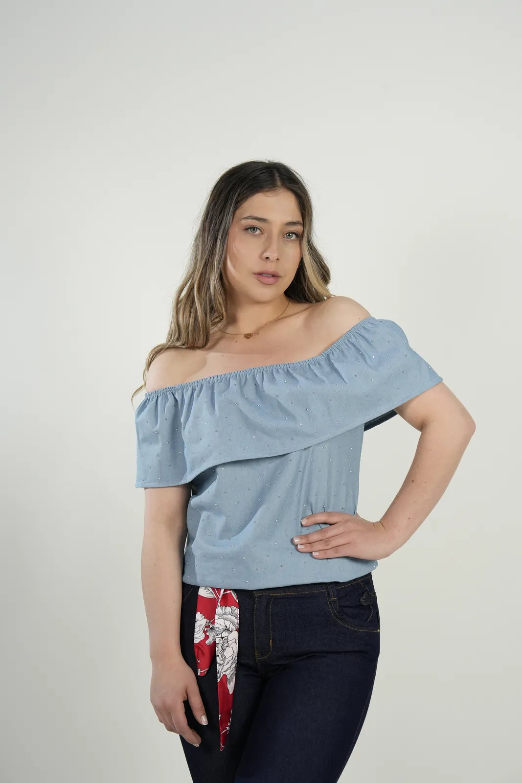 Blusa Sky Breeze Off-Shoulder