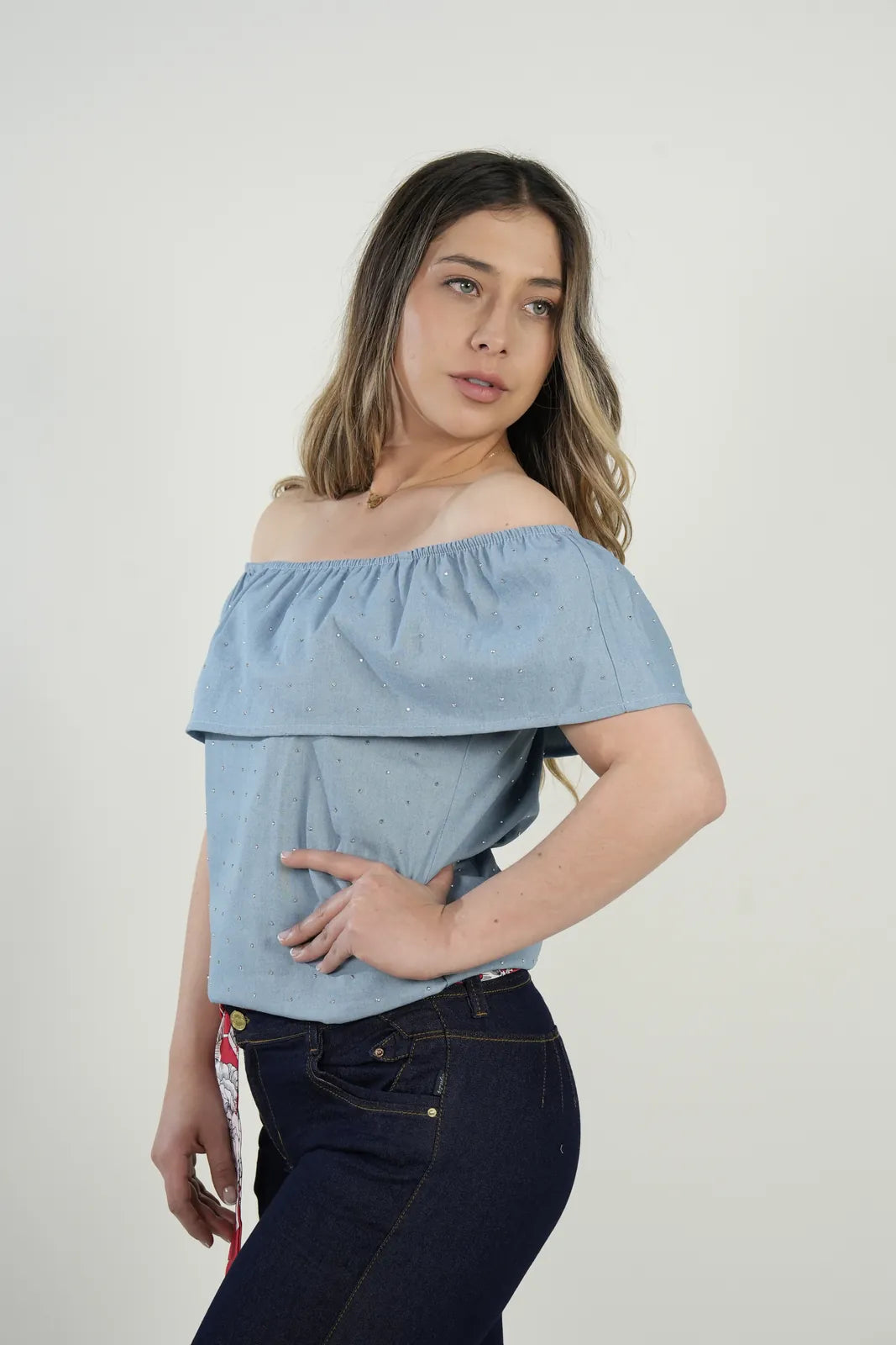 Blusa Sky Breeze Off-Shoulder