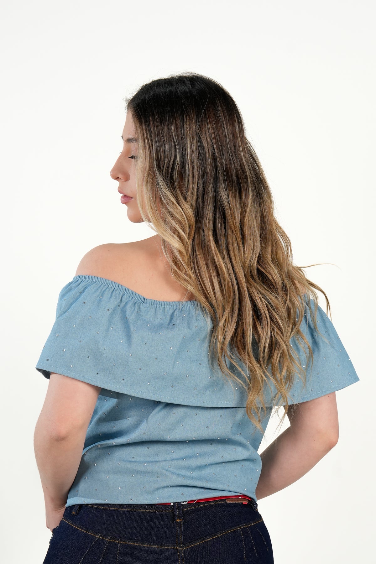 Blusa Sky Breeze Off-Shoulder