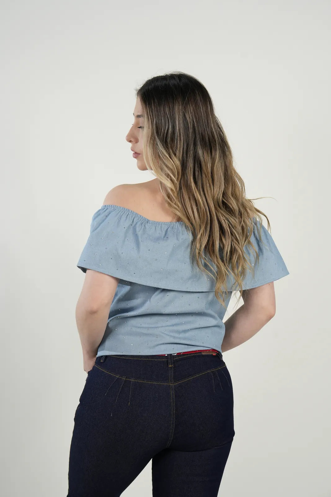 Blusa Sky Breeze Off-Shoulder