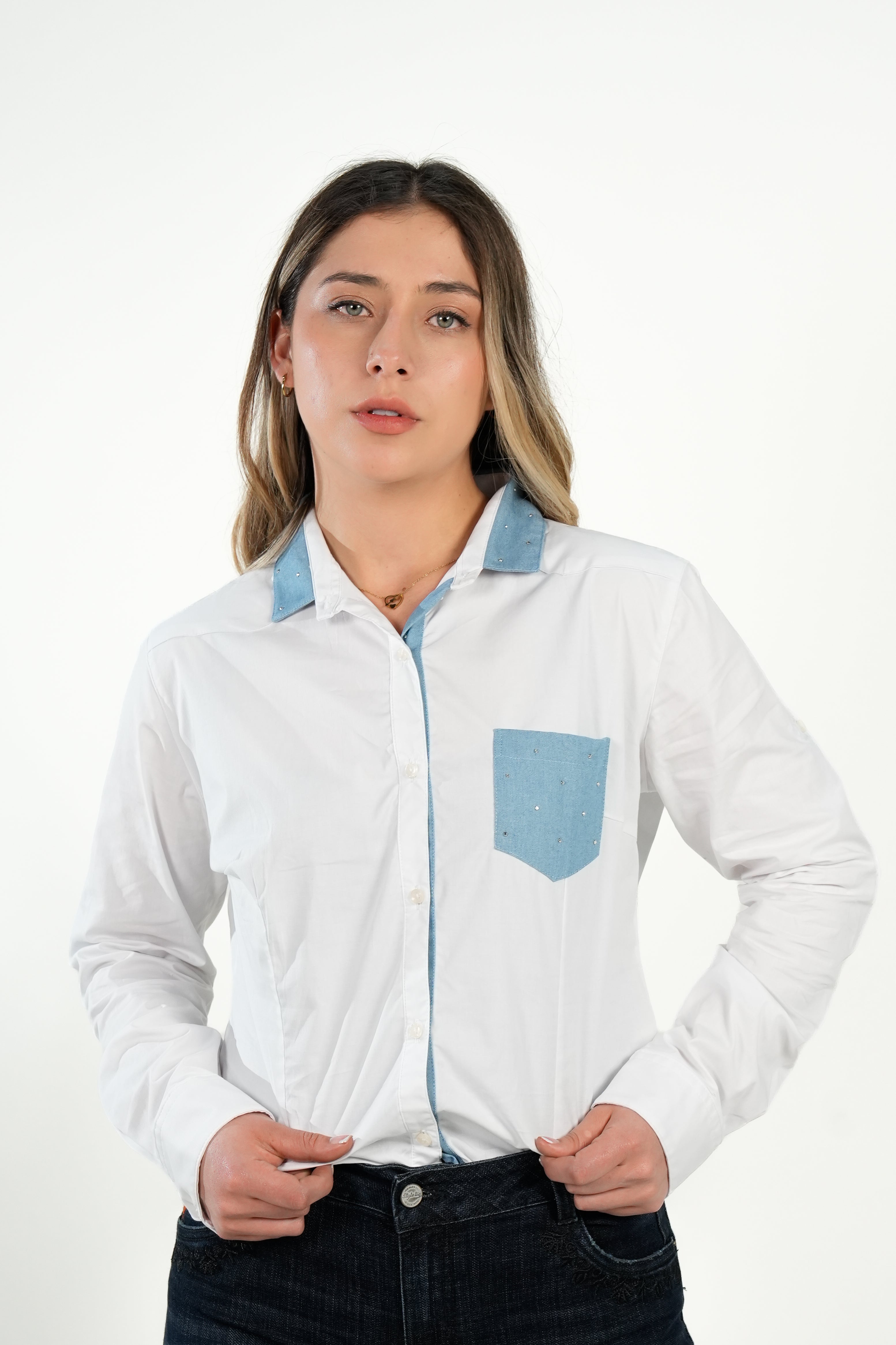 Blusa Denim Classic