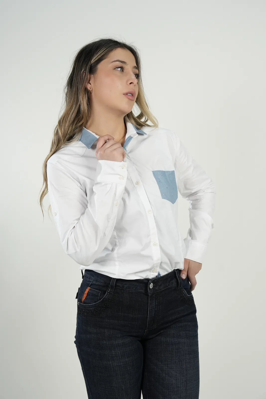 Blusa Denim Classic