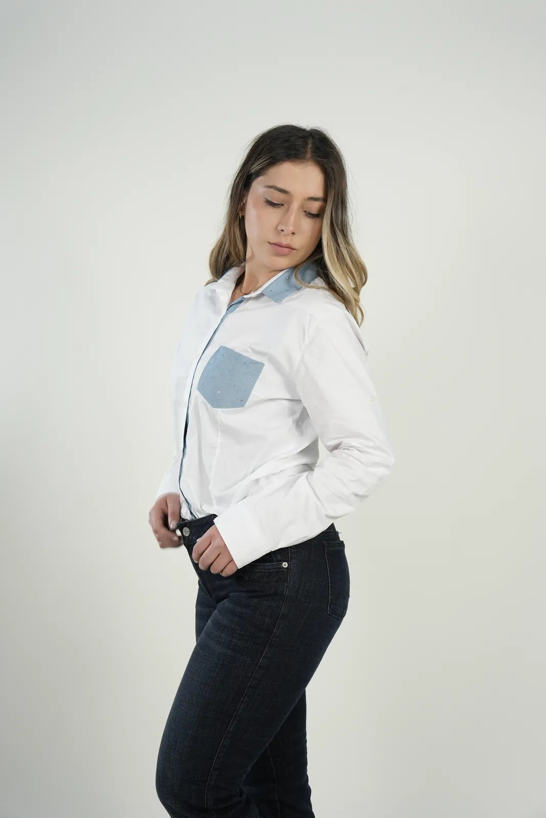 Blusa Denim Classic