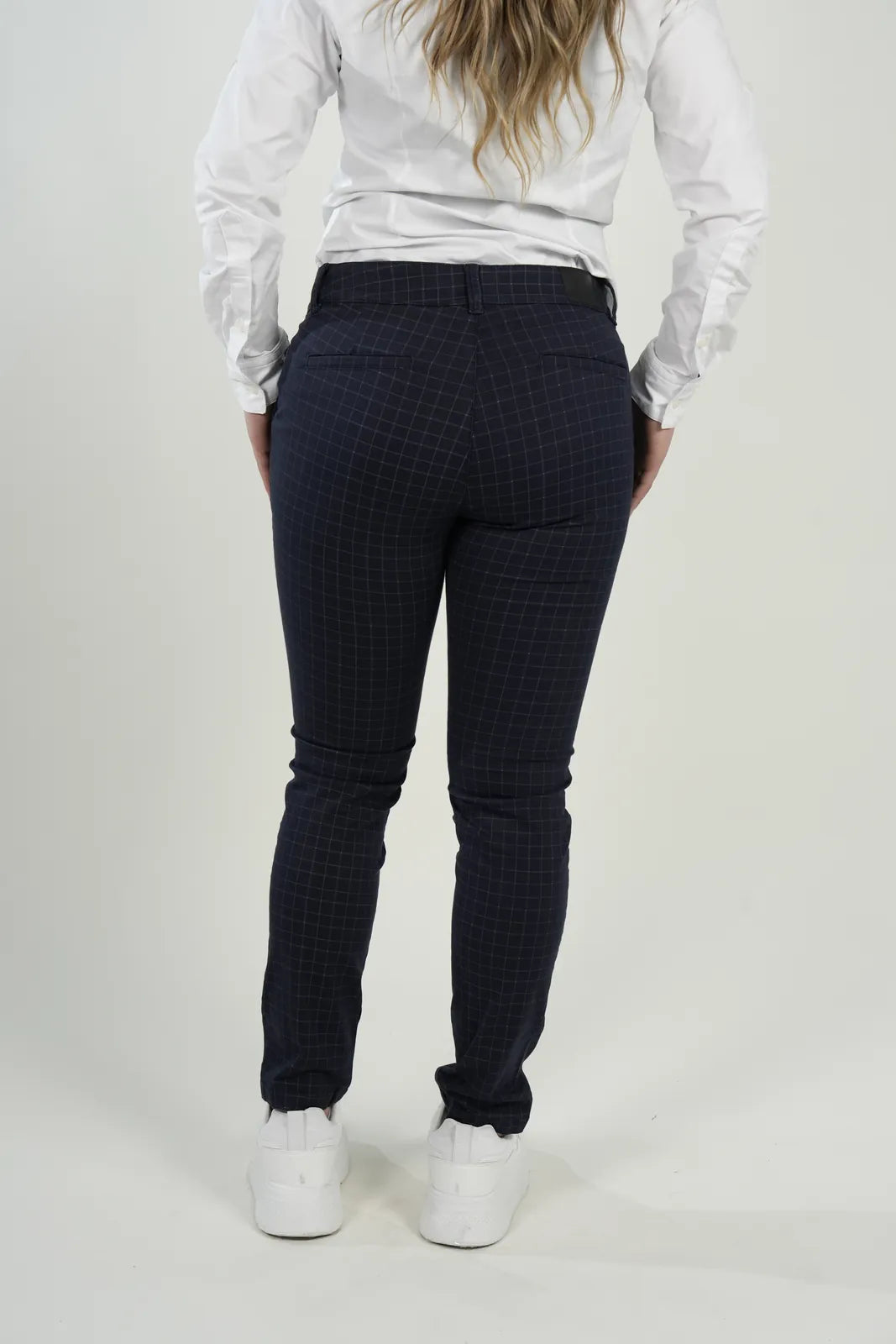 Pantalón Cuadriculado Mujer